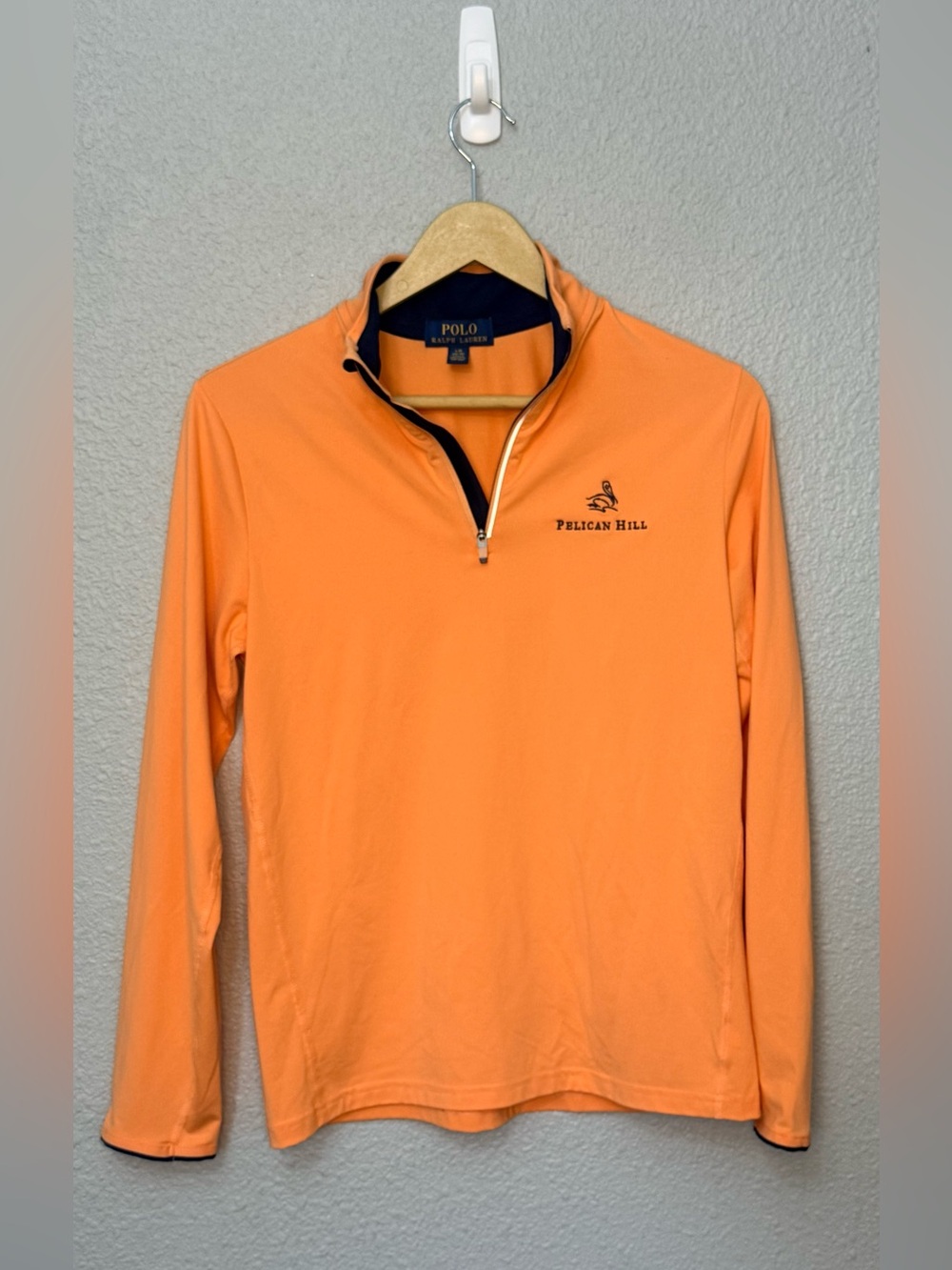 Youth Polo Golf | Performance Quarter-Zip Pullover | Large 14-16